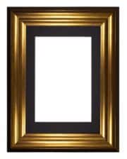 Buy Bucharest Spoon Gold Distressed Retro Photo Frame - Free UK Delivery. Made in UK.|||