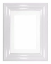 Buy Bucharest Spoon White Gloss Photo Frame - Free UK Delivery. Made in UK.|||