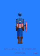 Captain America Fred Birchal Framed Art Print