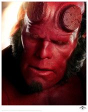 Hellboy Framed Poster Art