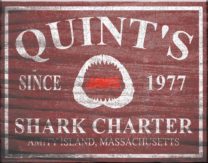 Jaws Quint's Framed Poster Art