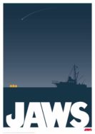 Jaws The Orca Framed A3 Poster Art