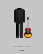 Johnny Cash Fred Birchal Framed Art Print