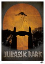 Jurassic Park Framed A3 Poster Art