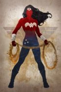 Wonder Woman Framed A3 Poster Art