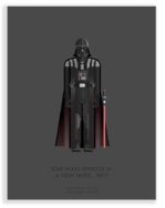 Star Wars New Hope Vander - Fred Birchal Framed Art Print